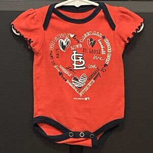 Baby Size 0/3 Months St. Louis Cardinals Onesie